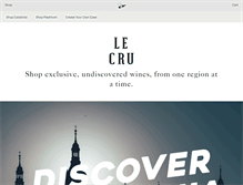 Tablet Screenshot of lecru.com